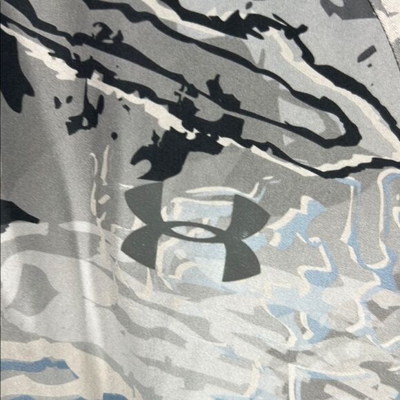 Under Armour Blue and Gray Outdoor Performance Shirt - Picture 4 of 7